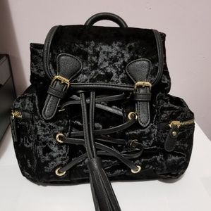 Black sway mini backpack